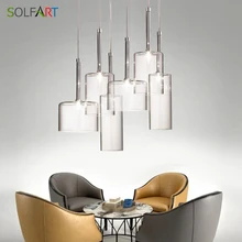 Glass Pendant Lighting Kitchen Pendant Lamp Dining room LED Light Nordic Light for Home Lighting Restaurant pastoral pendant light living room dining room pendant lighting study hotel restaurant rattan lamp