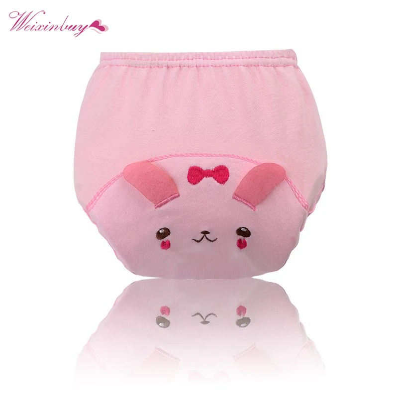 

4-18 Monthes 1 PCS Washable Cloth Nappy Baby Diaper Reusable Cartoon Design