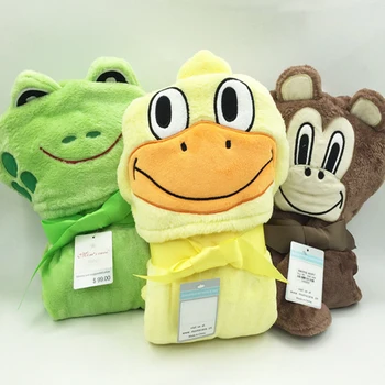 

Y132 Free shipping Animal shape baby hooded bathrobe / baby bathrobe / baby bath towel / baby blankets / neonatal hold to be