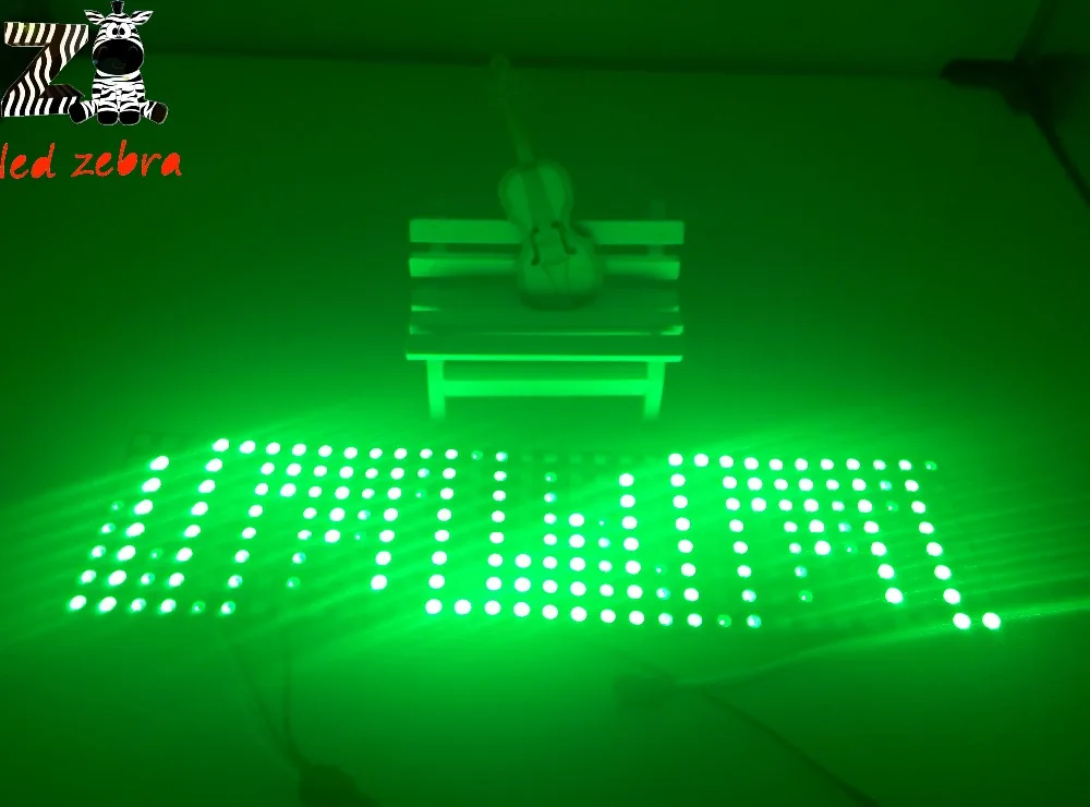 

8*32 pixel ws2812b ws2812 led digital flexible individually addressable panel light dc 5v