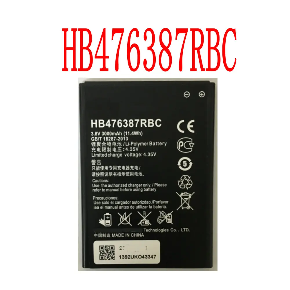 HB476387RBC 3000 mAh Новая замена Аккумуляторная батарея для Huawei Honor 3X G750 B199 В наличии |
