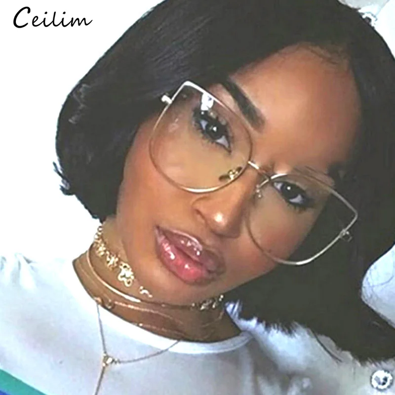 Di grandi dimensioni Occhiali Chiari Donne Big Cat Eye Montatura per  occhiali Retrò Femminile Struttura In Metallo Occhiali Falsi Trasparente  Occhiali Oculos|optical eyeglasses frame|clear glasses womeneyeglass frames  - AliExpress