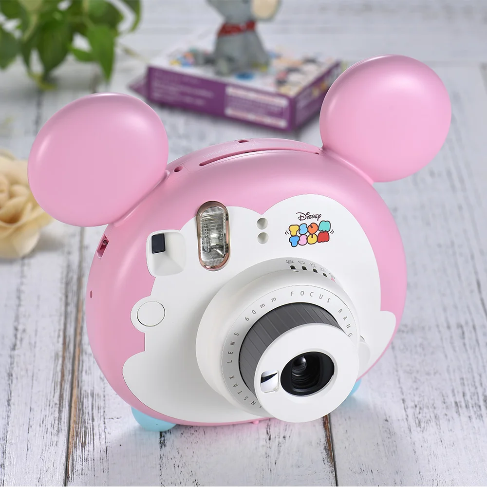 Рождественский подарок Fujifilm Instax Mini TSUMTSUM мгновенная пленка камера w/10 листовая пленка крупным планом объектив ремень авто замер зеркало для селфи