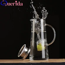 Холодный чайник стеклянный термостойкий высокотемпературный взрывозащищенный корейский клевая Кружка горшок большой питьевой чай моя Спортивная бутылка для воды