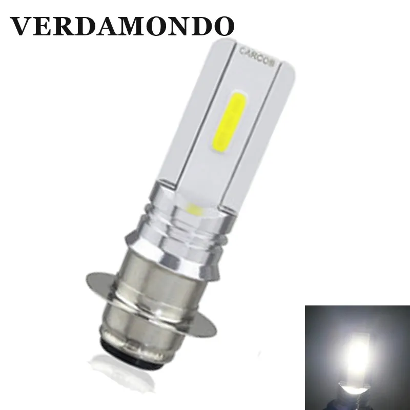 

1 PCS New White Motorcycle H6M Headlight 12V DC BA20D 36SMD COB LED Moped Scooter ATV Lamp Bulb Aluminum Light