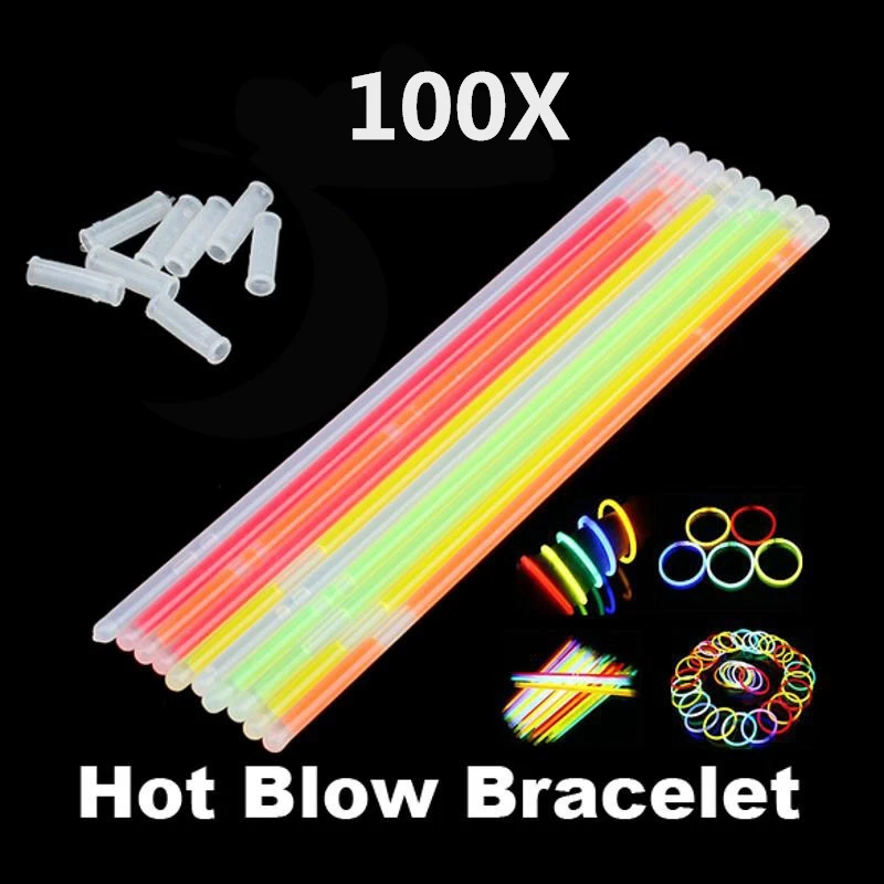 100Pcs-Glow-Sticks-Multi-Color-Light-Bracelets-Necklace-Glow-in-The-Dark-Birthday-Christmas-Party-Supplies_