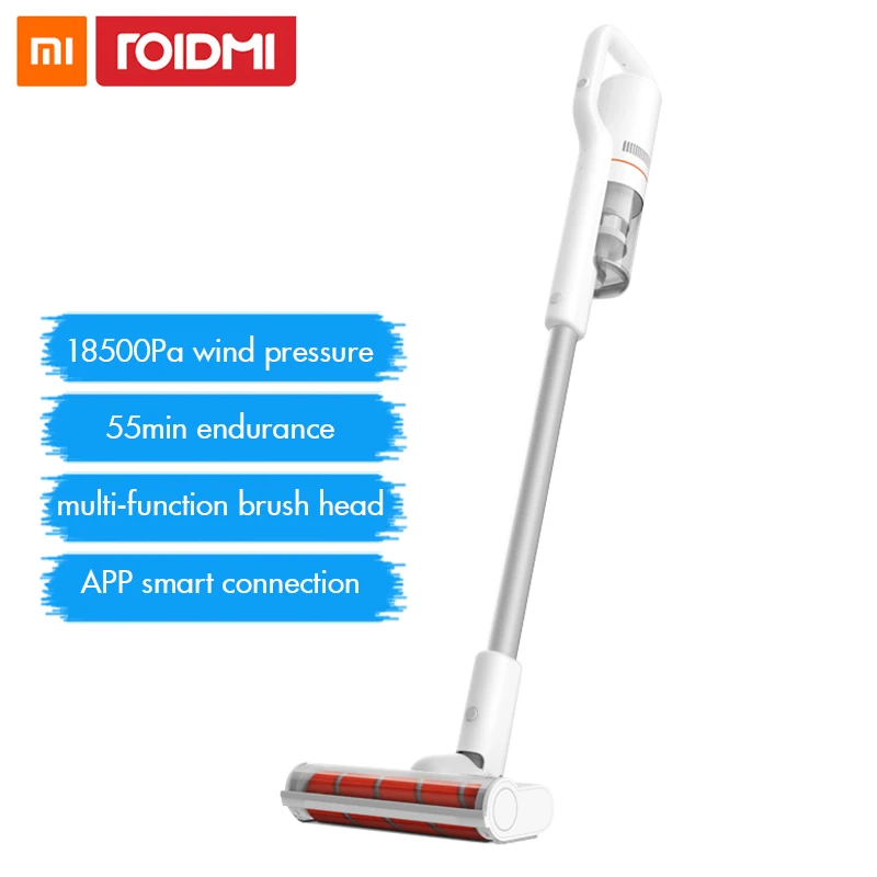 Xiaomi Roidmi F8 aspiradora de mano para casa colector de polvo bajo ruido ciclón Bluetooth Wifi LED multifuncional - 1