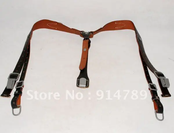 

WW2 GERMAN ARMY LEATHER Y STRAP STRAPS Y-STRAPS LOAD BEARING EQUIPMENT -32343