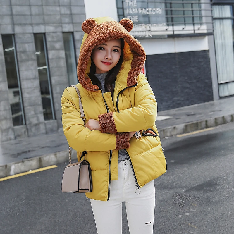 yellow parka jacket womens