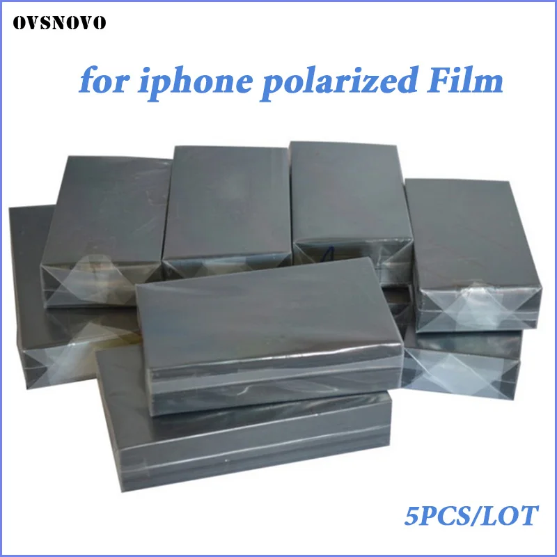 5pcs/Lot LCD Screen Polarizer Replacement for iPhone X 8 6 6s 7 plus 4 4s 5 5s 5c LCD Polarizer Film Polarization Light Film