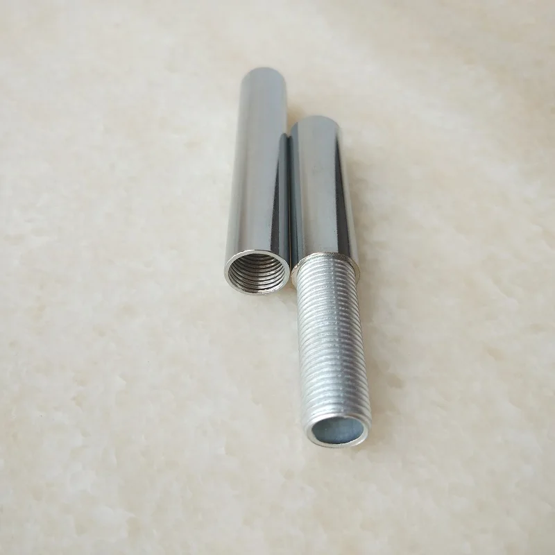 Thread Adapter 4pieces/lot m10 female thread m10 inner thread screw metal hollow tube for Lighting accessories Both ends has the inner led lamp accessories,thread adapter