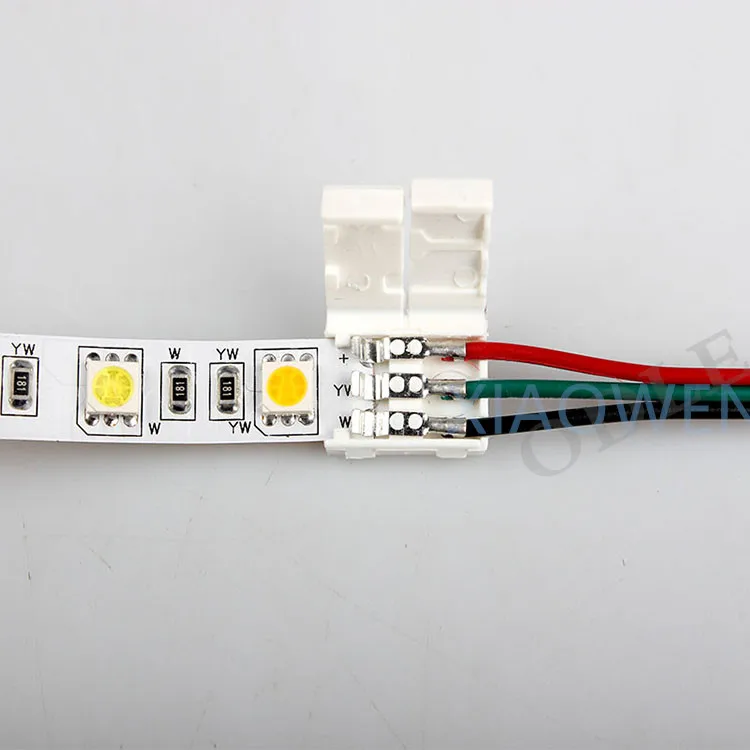 3pin 5 шт./лот 10 мм разъем для одноцветной светодиодной ленты ws2811 ws2812B два разъема