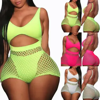 

Sexy Women Sleeveless Solid Bodycon Female Ladies Jumpsuit Romper Woman Casual Outfits Streetwear 2019 NEW Arrival