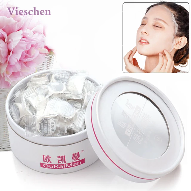 vieschen compressed silk facial mask paper super thin cotton mask cotton facial mask sheet