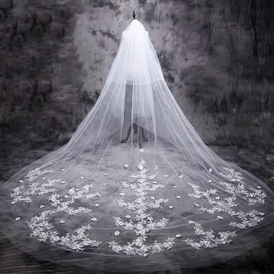 

Wedding Veils Bridal Veils Wedding dress accessory white and ivory color long veil