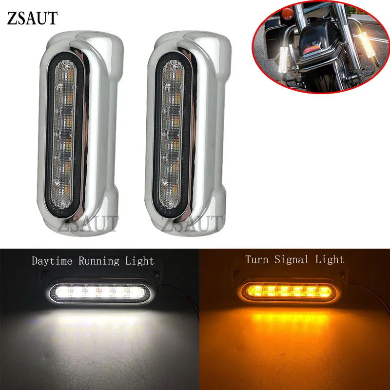 

Motorcycle Accessories Highway Bar Switchback Turn Signal Light For Victory Road King Street Glide Softail Fat Boy