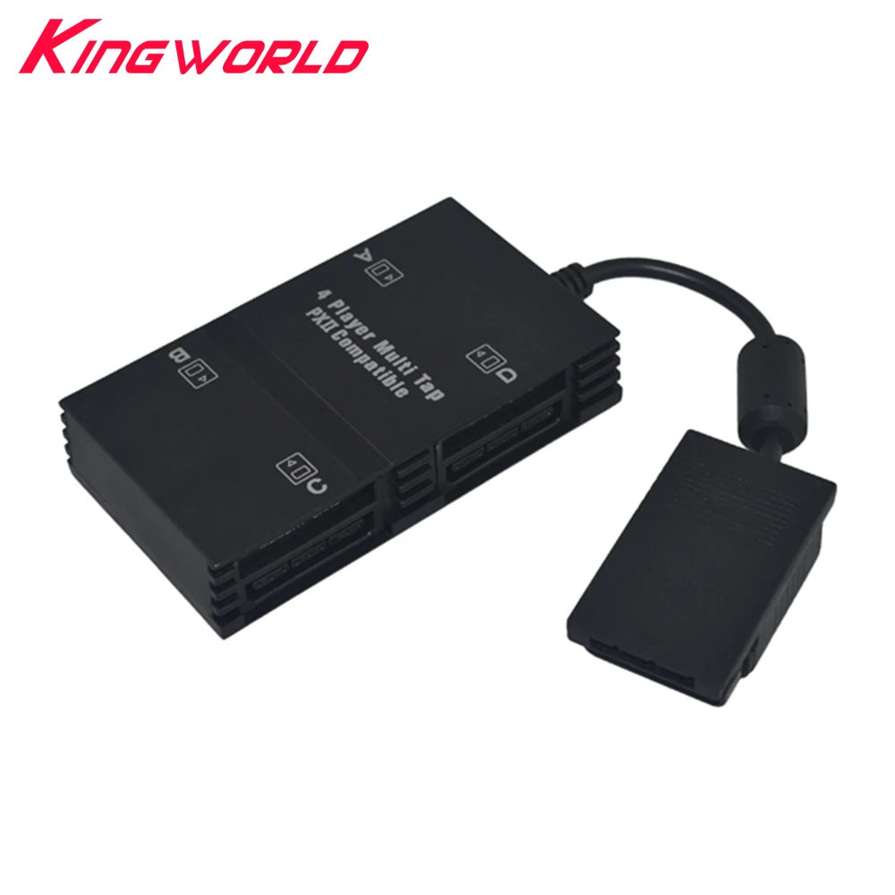 

50pcs For PS2 4 Playe Multitap Multi tap Player Multiplayer Adapter for PlayStation 2 for PS 2 support 4 controllers