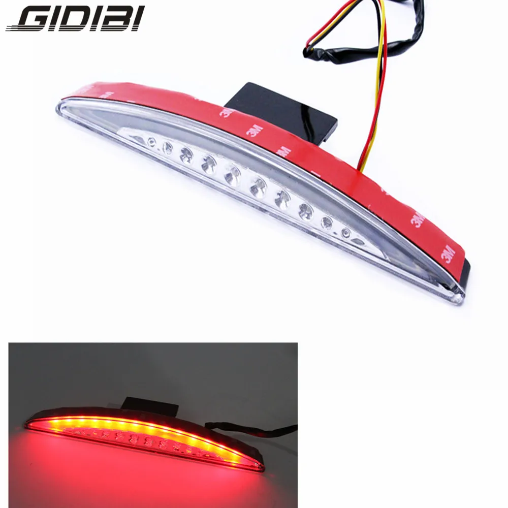 

Motorcycle Tail Light For Harley Breakout FXSB 2013-2017 Clear LED Bulbs Rear Fender Tip Brake Tail Light Lamp