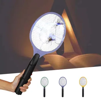 

Electric Fly Swatter Home Fly Swatter Mosquito Bug Zapper Kills Mosquitoes Safety Mesh Cordless Anti Mosquito Bug Use AA Battery