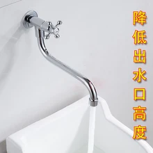 Хромированный кухонный кран для раковины, Твердый латунный пружинный кран с двумя выходами, смеситель для кухни