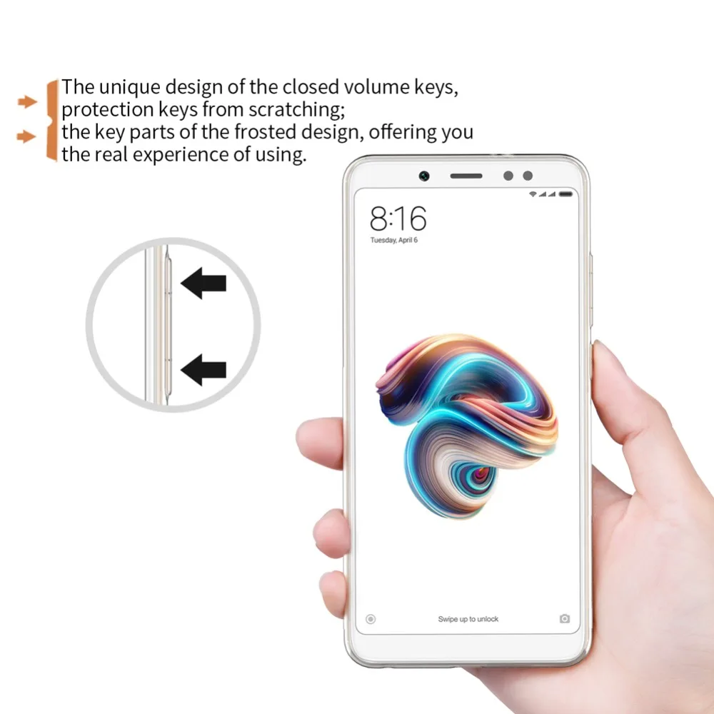 Xiaomi Redmi Note 5 Pro чехол Nillkin TPU Redmi Note 4/4X Прозрачный чехол для телефона для Xiaomi Redmi Pro Nilkin силиконовый чехол-накладка