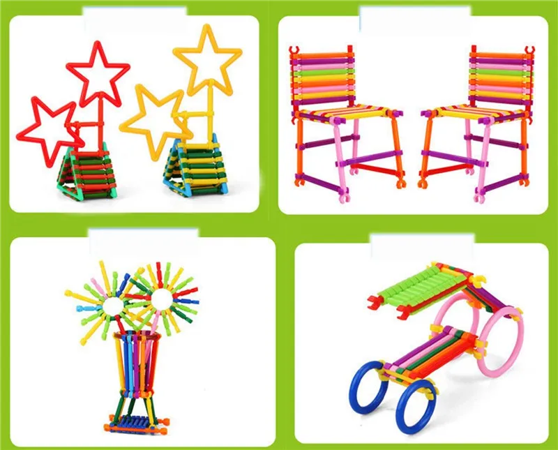 MOTOHOOD 420pcs Plastic Block Magic Building Block Sets Models & Building Toy For Children Enlighten Educational Toys Star Round (14)