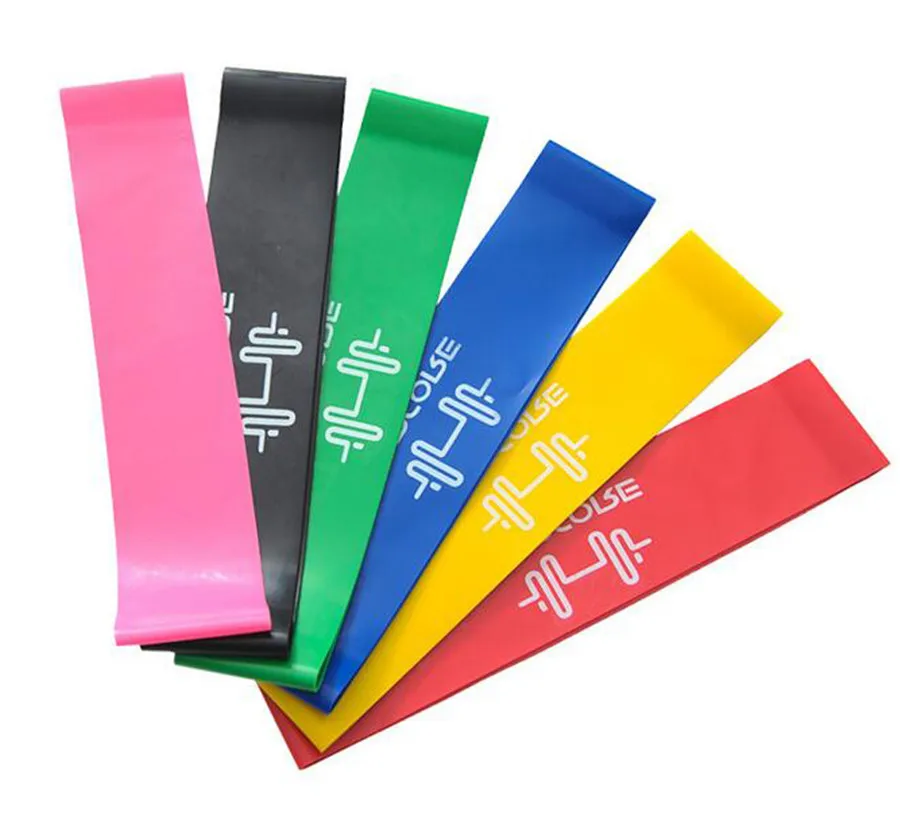 500mm 600mm Yoga Sports Resistance Bands For Pilates Training Workout Gym Woman Elastic Fitness Bands Mini Rubber Loop Ribbon (2)
