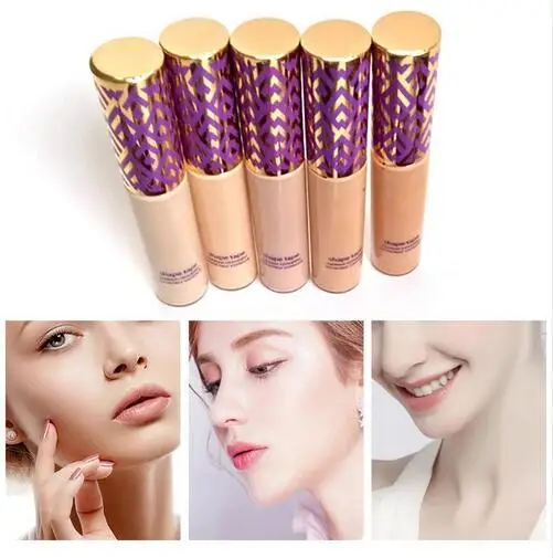 

High Quality New Cosmetics Tape tartes Contour Concealer Face Makeup 5 Shades Light Sand medium Full Coverage Long Lasting Matte