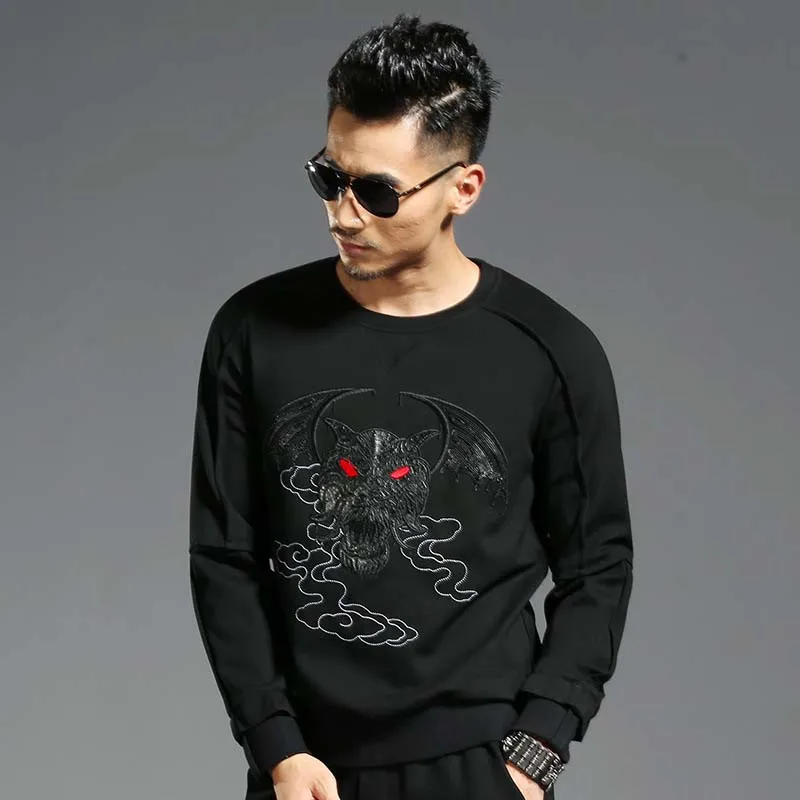 2 Pieces Set Hoodies+Pants Joggers Sets Tracksuit for Men Sweat Suit Cartoon Embroidery Sweatsuits Casual Harem Pants Clothes 2 Pieces Set Hoodies+Pants Joggers Sets Tracksuit for Men Sweat Suit Cartoon Embroidery Sweatsuits Casual Harem Pants Clothes