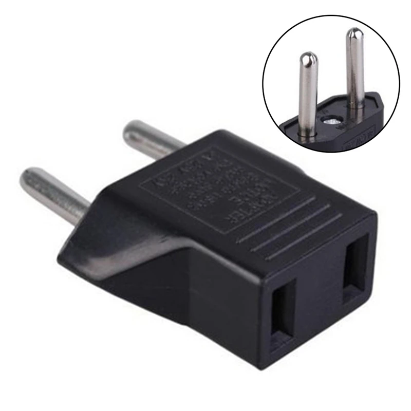 

US To EU Plug Socket Power Adapter Plastic Travel Power Plug Adapter Charge Converter Reiseadapter US Buchse Auf EU Euro Stecker