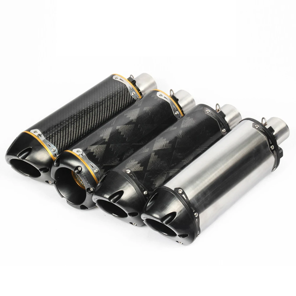 

Modified Motorcycle Two Brothers Exhaust Pipe CNC Aluminium Alloy CB650F CBR R1 R6 Escape Moto 51mm Twobrothers Silencer Tube
