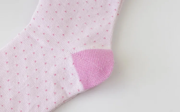 Носки для малышей Детские носки с цветочным принтом на весну и осень хлопковые эластичные Разноцветные носки для детей, От 1 до 16 лет для девочек