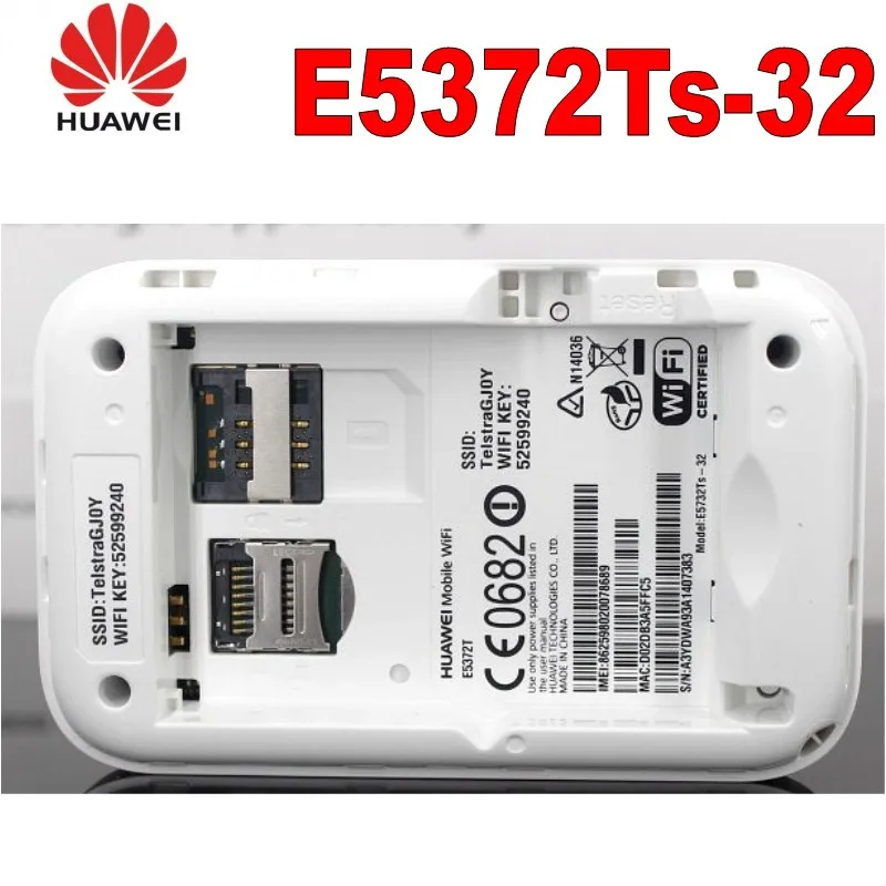 Roteador + Bateria Original Desbloqueado Huawei Lte Wifi Móvel Hotspot Grossa 3560mah E5372ts-32 4g 3 Computador e Escritório