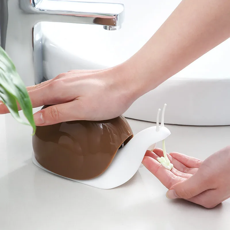 Plastic Snail Kitchen Bathroom Liquid Soap Dispenser Hand Sanitizer Shampoo Bottle Shower Gel Container Holder Tools Plastic Snail Kitchen Bathroom Liquid Soap Dispenser Hand Sanitizer Shampoo Bottle Shower Gel Container Holder Tools