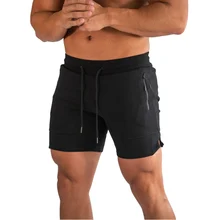 Новые мужские хлопковые спортивные шорты для фитнеса Бег Трусцой спортивные прикольные быстросохнущие Бодибилдинг спортивная одежда мужские укороченные шорты