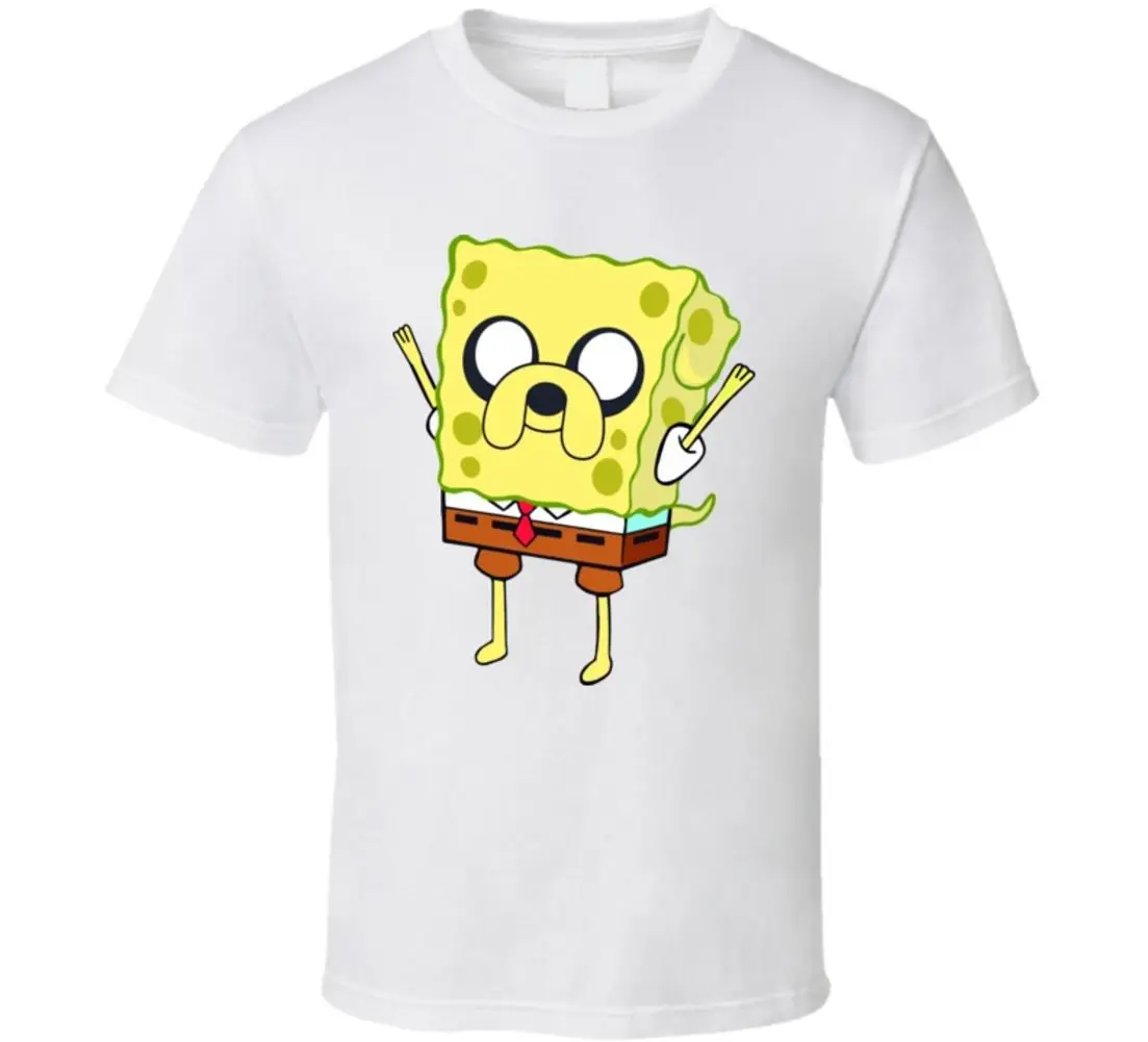 

Adventure time t-shirt sponge tee bob Cartoon t shirt men Unisex New Fashion tshirt free shipping top ajax funny