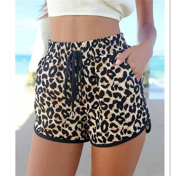 Fashion Summer Shorts Women Leopard 