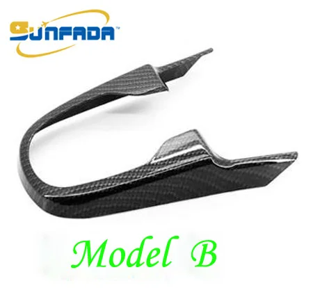 SUNFADA новейший дизайн карбоновая текстурная панель переключения передач рамка декоративная крышка для Honda FIT JAZZ- AT модель - Цвет: Model B