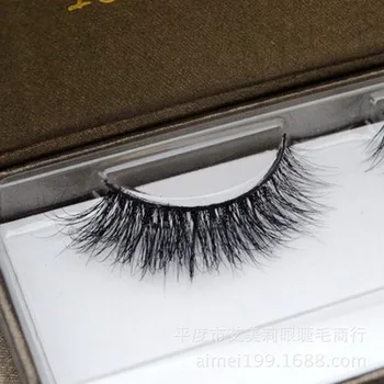 

2017 Top sale Handmade 100% real Mink False eyelashes mink fur false eyelashes extension 3D faux lashes L31