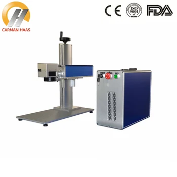Free Shipping 30W Split Desktop Fiber Laser Marking Machine Price for Stainless Steel Metal Blade Marking Jewelry Laser Marking
