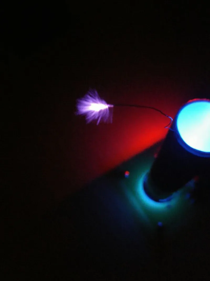 Bobina de Tesla Bobina de Teste de Transmissão sem Fio de Música Mini Altifalante Falante Plasma Tesla Sstc Arc 11 Tesla tesla SSTC bobina De Teste De Transmissão Sem Fio de música