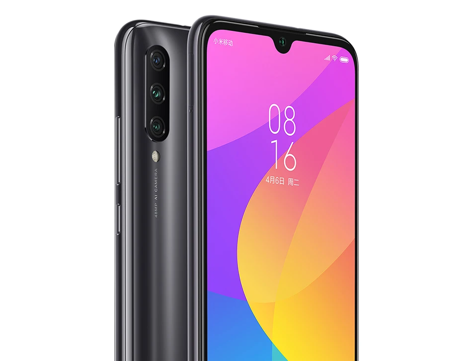 Xiaomi Mi CC9e 6 ГБ 128 Гб мобильный телефон CC 9E Snapdragon 665 Восьмиядерный 6,08" полный экран 48MP AI Тройная камера s 32MP фронтальная камера