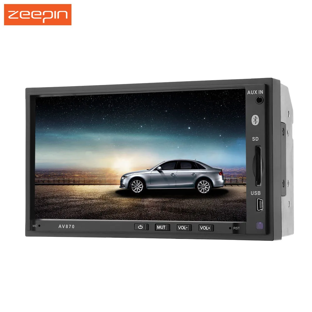 

7'' 2 Din Car Radio Player Auto Audio Stereo FM Bluetooth MP4 USB 2din Car MP5 Player Support Rear View Camera Autoradio RDS