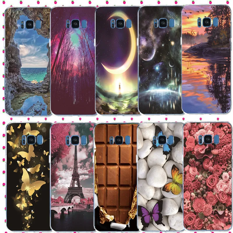 MPCQC Soft TPU Silicon Phone Case for Samsung Galaxy S8 A6 A8 Plus 2018 A5 2017 J4 J6 luxury candy Cover case |