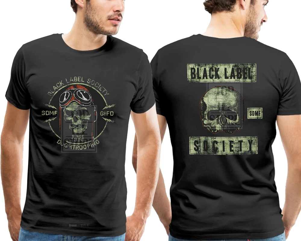 2-Sided, All Size OFFICIAL BLACK LABEL SOCIETY T-SHIRT Doom Trooper Zakk Wylde
