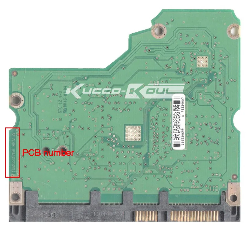 Жесткие детали привода PCB Логическая плата печатная плата 100530756 для Seagate 3,5 SATA hdd восстановление данных ремонт жесткого диска