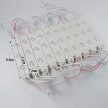20 шт. 2 Вт SMD 2835 3 светодиодный s модули магазин переднее окно свет знак лампа светодиодный впрыск Водонепроницаемый AC 220 В
