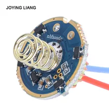 Plaque de commande magnétique JYL-9802 T6U2 de 22mm, plaque de commande magnétique de 22mm, accessoires de réparation de lampe torche 5 Modes, interrupteur 2x18650 de 7.4V