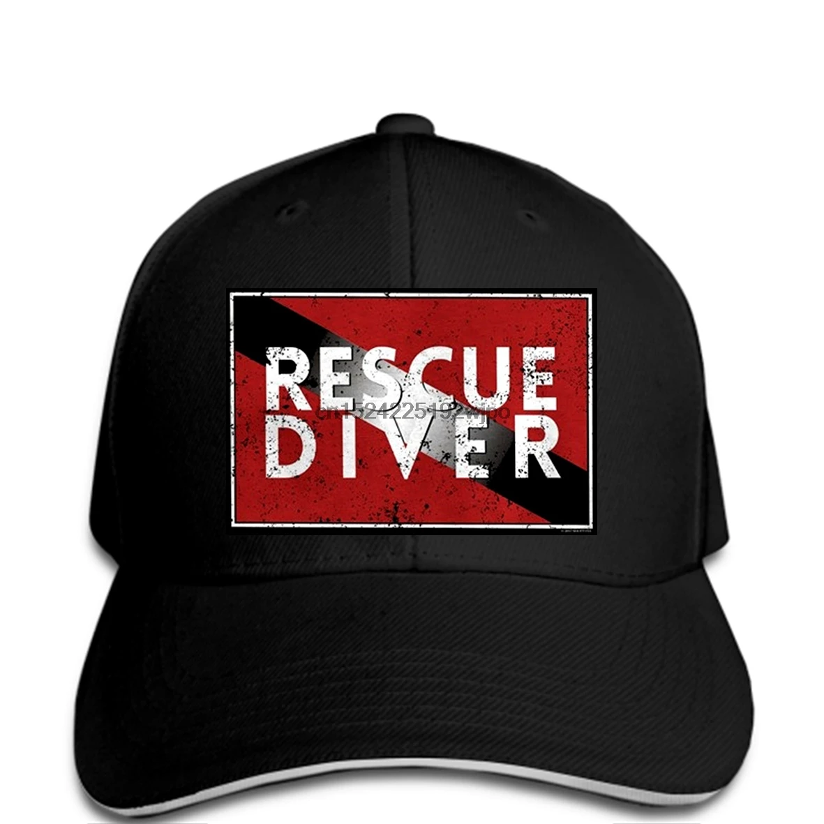 

funny Baseball cap Scuba Dive Flag Rescue Diver Search Rescue Diver cap men