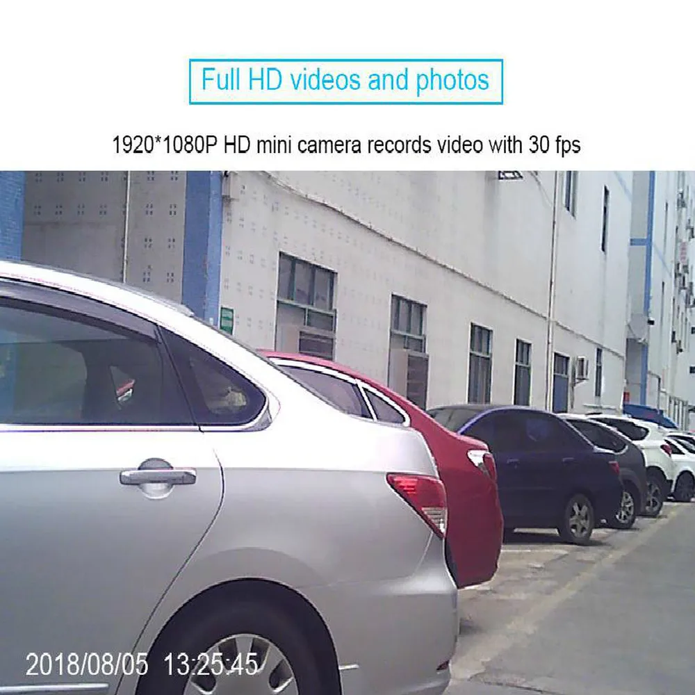 Инфракрасная мини камера MD16 с функцией ночного видения 1080P DVR записывающая для